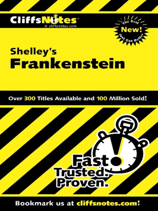 Cover image for CliffsNotes on Shelley's Frankenstein